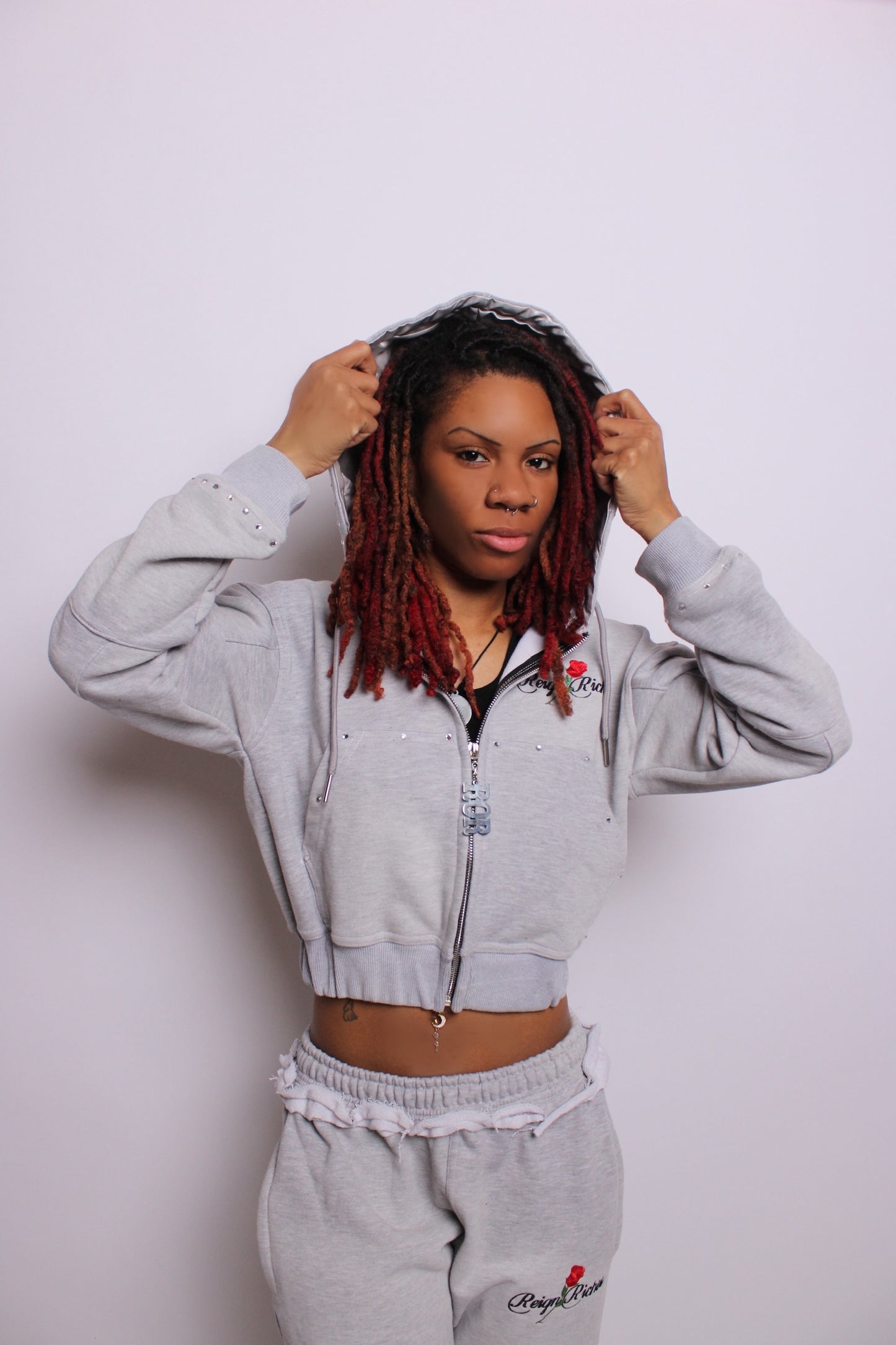 Rose Reign Women’s Set — Gray