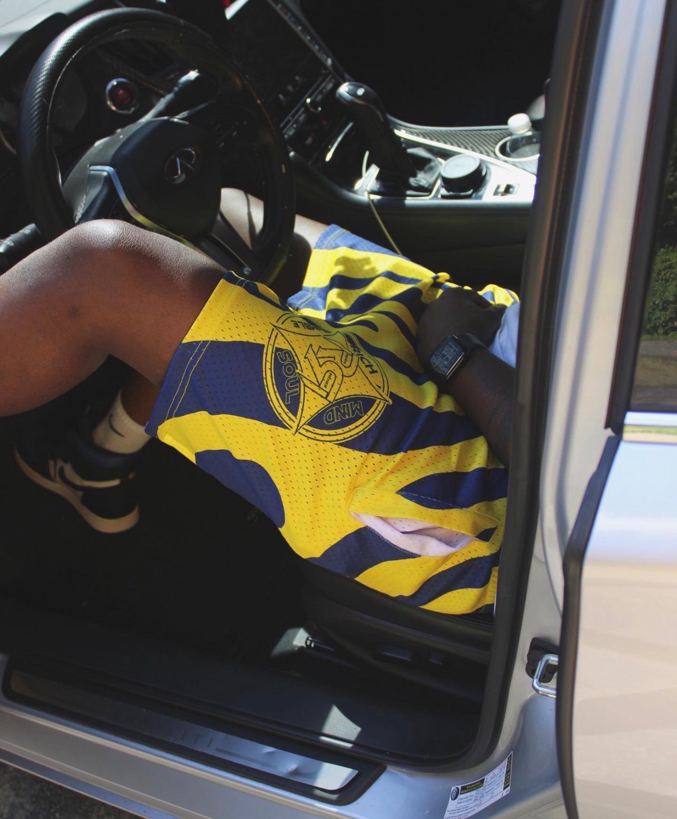 ROR Blue and Yellow Unisex Signature Shorts