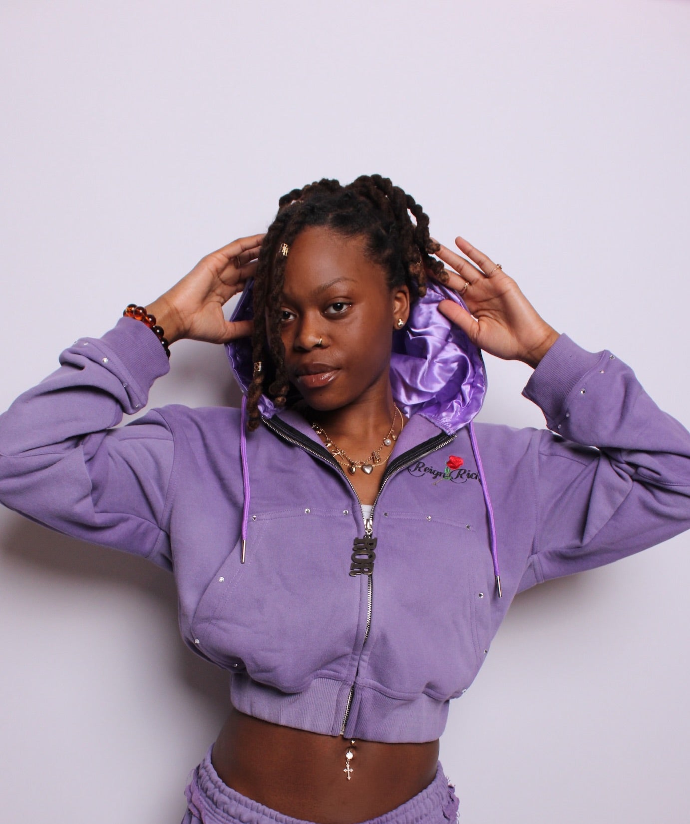 Rose Reign Women’s Set — Purple