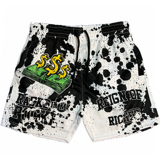 Racks In My Pocket Unisex Mesh Shorts