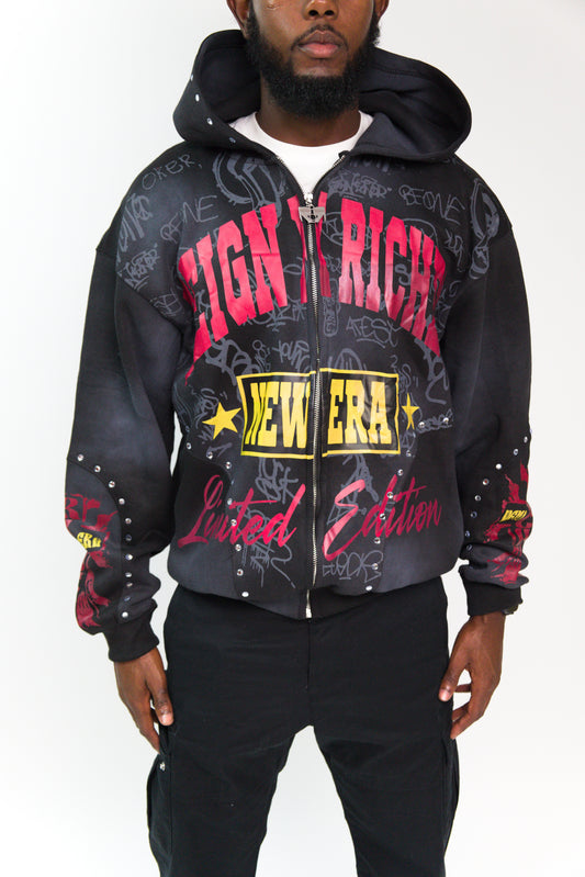 New Era Unisex Hoodie - Black