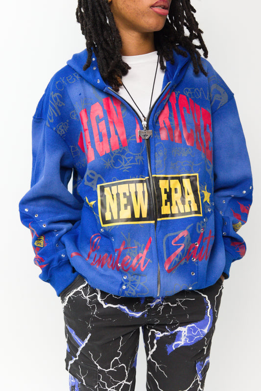 New Era Unisex Hoodie - Blue