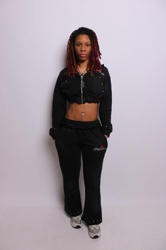 Rose Reign Women’s Set — Black